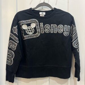 Walt Disney World Parks Disney Back Sparkle Sweatshirt pullover Size XS